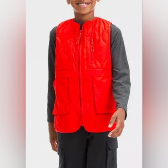All In Motion Boys' Quilted Vest - Picture 1 of 6